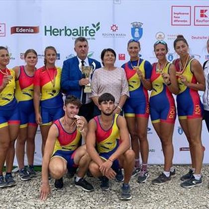 România a cucerit 15 medalii la Campionatele Balcanice de canotaj pentru juniori