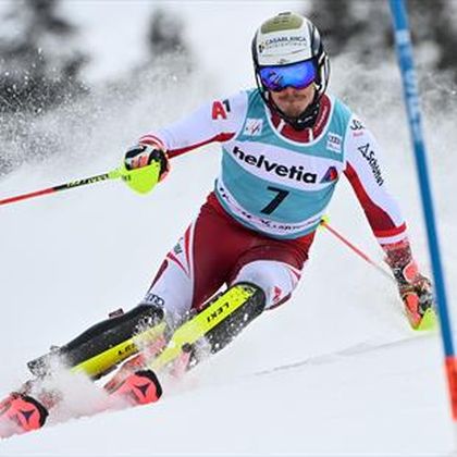 Feller powers to slalom success at Lenzerheide as Grange bows out
