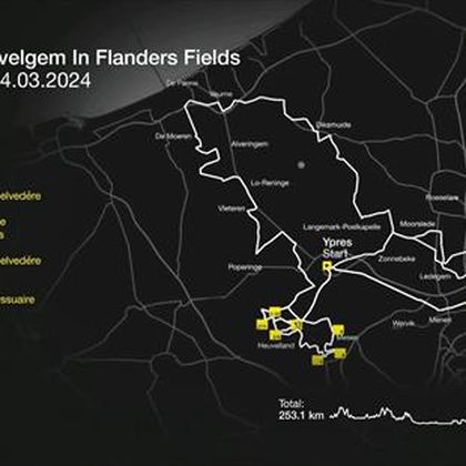 Gent-Wevelgem | Bekijk het parcours van editie 2024 - drie beklimmingen van de Kemmel