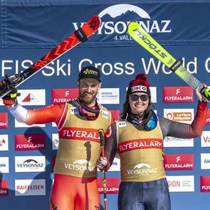 Thompson and Mobaerg clinch ski cross victories in Switzerland