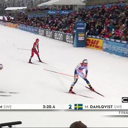 Duello tutto svedese: Ribom resiste a Dahlqvist e vince la sprint