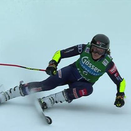 Sara Hector a terminat pe locul secund în prima manșă a slalomului uriaș de la Lienz