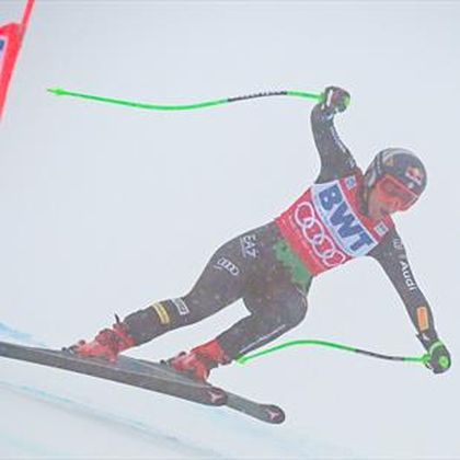Törött kézzel is brutális menetet produkált az olimpiai bajnok St. Moritzban