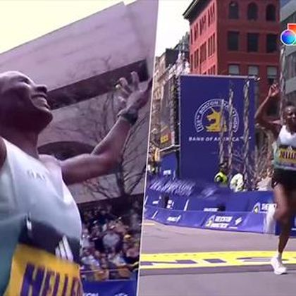 Hellen Obiri genvinder kvindernes Boston Maraton efter tæt løb – se afslutningen her