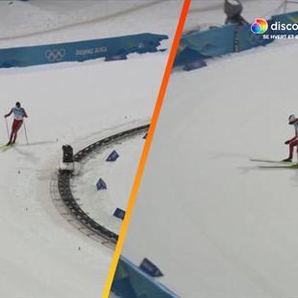 Beijings største bommert? Norsk skiløber kører forkert vej og misser guldmedaljen