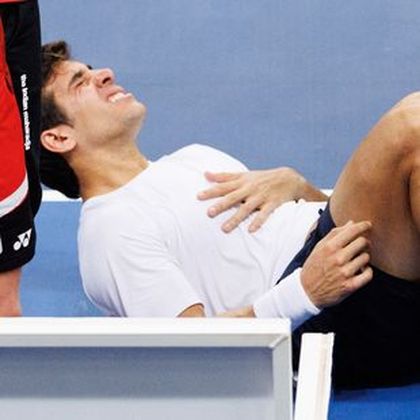 Znokautowany tenisista przemówił