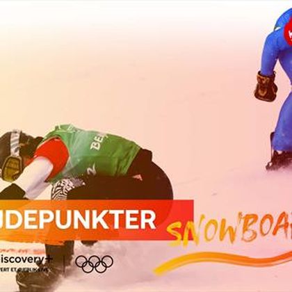 Highlights: Styrt og tæt løb - amerikanerne vinder snowboard-cross for hold
