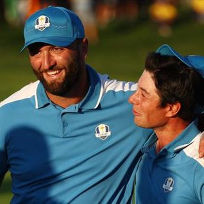 Team Europe open record-equalling lead over US in Ryder Cup opening day