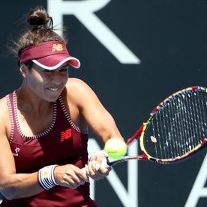 Watson advances in Hobart, Sabalenka upsets Zhang