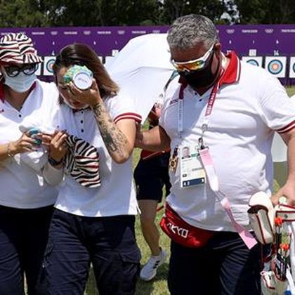 Archer Gomboeva faints during Olympic qualifying round in Tokyo heat