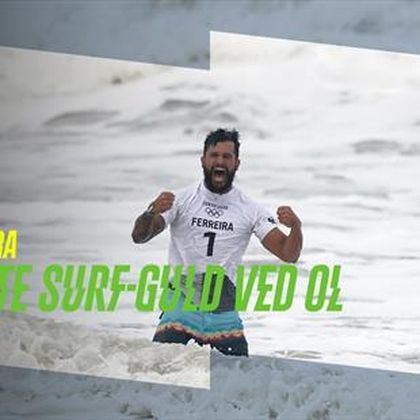 Brasilianske Ferreira vinder herrernes første surf-guld