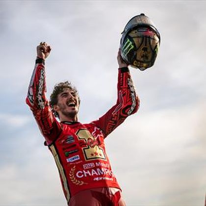 Bagnaia celebrates 'fantastic' MotoGP title, pays tribute to rival Martin