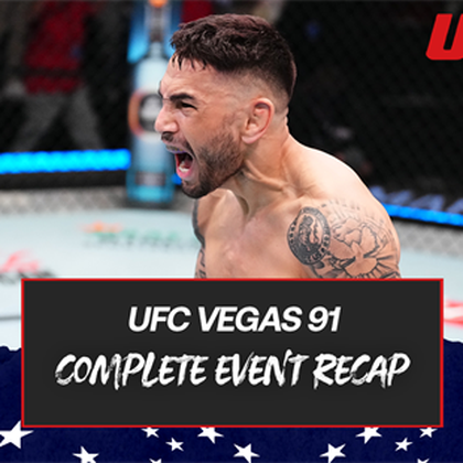 UFC Vegas 91 | Perez doorbreekt slechte reeks met prachtige knock-out overwinning