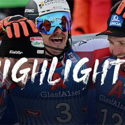 Highlights: Feller wins as Austria take clean sweep of medals in Gurgl, Ryding just misses out
