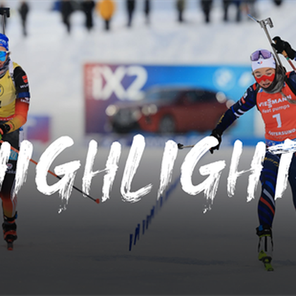 Highlights: Flawless shooting carts Jeanmonnot to Ostersund double