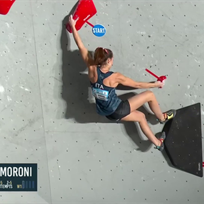 Camilla Moroni seconda nella prima tappa della World Cup di Boulder