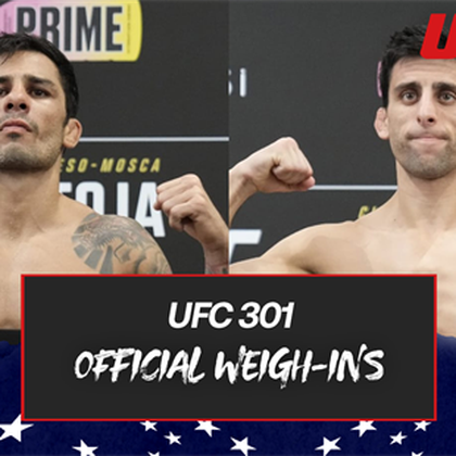 UFC 301 | Officiële wegingen: Iedereen op gewicht in Rio de Janeiro