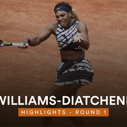 Highlights: Serena Williams laver comeback efter tabt første sæt og vinder kampen