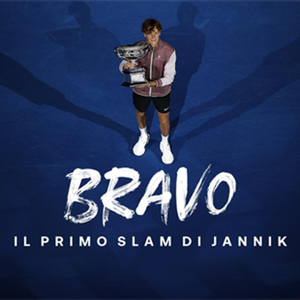 Eurosport presenta Bravo, lo speciale su Jannik Sinner