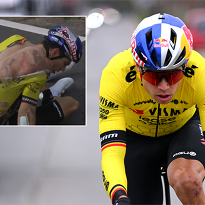 Dwars door Vlaanderen | Van Aert heeft gebroken borstbeen en mist mogelijk ook Giro