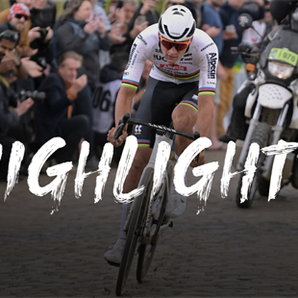 Paris-Roubaix highlights as Van der Poel goes back-to-back