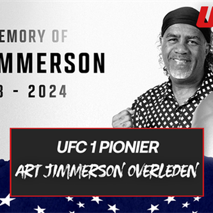 UFC | UFC 1 pionier Art Jimmerson op 60-jarige leeftijd overleden