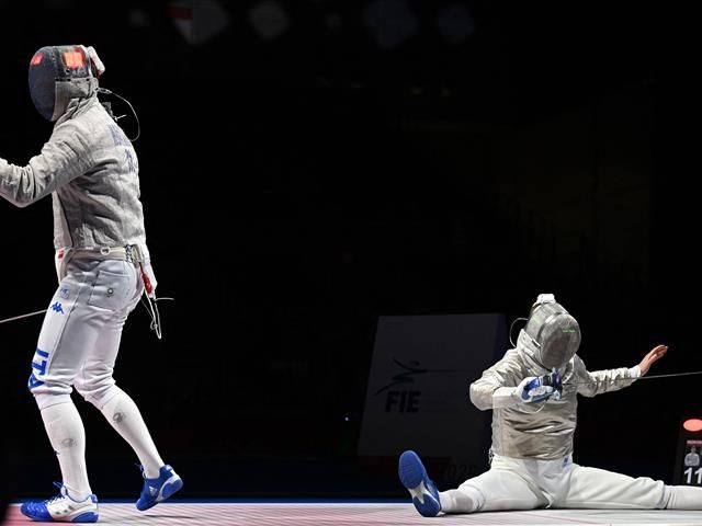 Olimpiadi, Scherma, Sciabola maschile a squadre in finale per l'oro