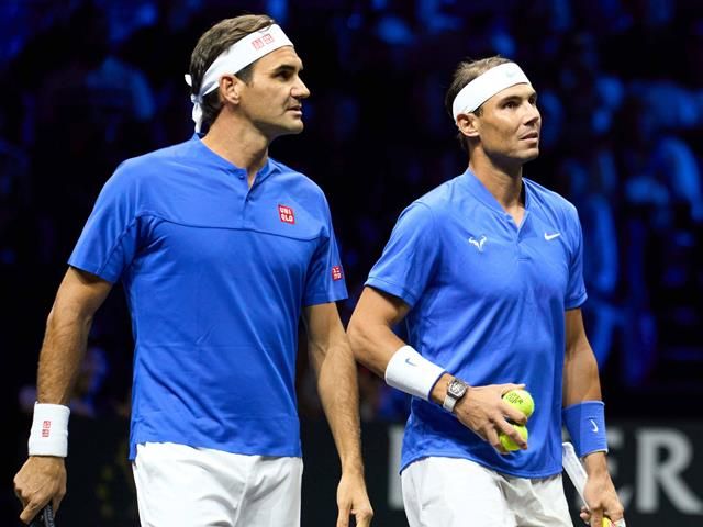 Laver Cup Roger Federer et Rafael Nadal battus pour le dernier match de la legende suisse Eurosport