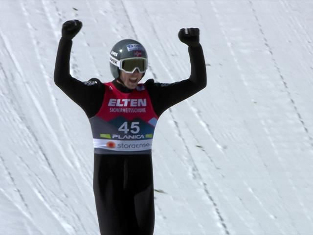 Nordische Ski-WM 2023: Riiber springt Schanzenrekord und geht mit
