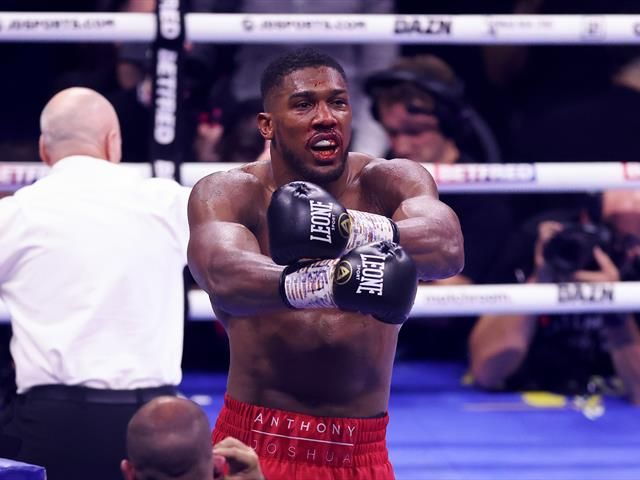 Anthony joshua boxing gloves on sale
