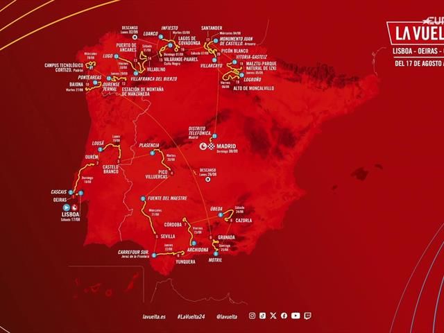 Vuelta a España 2024 | Recorrido oficial y las 21 etapas - Fechas y ...