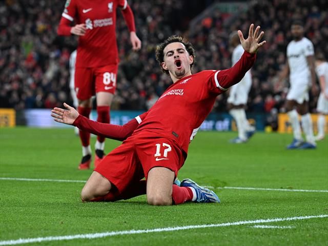 Liverpool 5-1 West Ham: Rampant Reds put on five-star display to book EFL  Cup semi-final spot - Eurosport