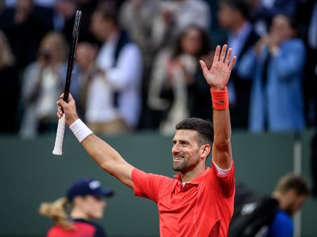 Novak Djokovic celebrates birthday with victory over Yannick Hanfmann to  progress in Geneva Open - Eurosport