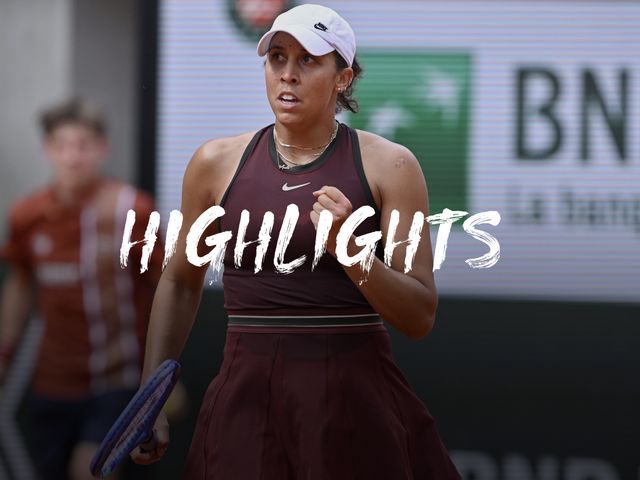 French Open 2025: Madison Keys - Hailey Baptiste | Highlights ...