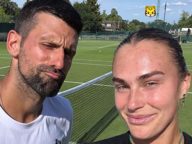 Wimbledon 2025 | La viral y graciosa apuesta entre Djokovic y Sabalenka en  su preparación con una efusiva reacción de ambos - Eurosport