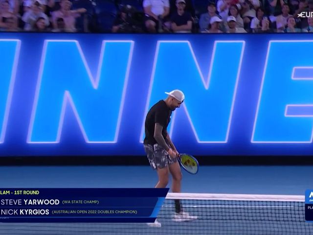 Nick Kyrgios, che rischio! Vince la sua 1ª sfida del 1 Point Slam con ...