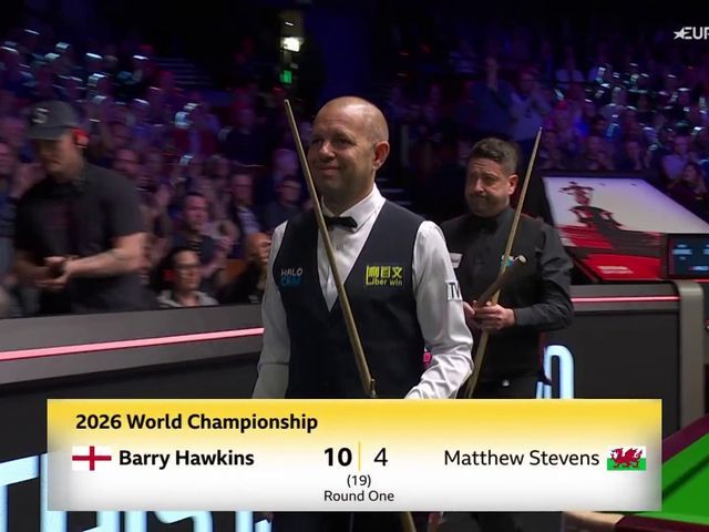 Barry Hawkins klopt Matthew Stevens in eerste ronde WK snooker - zonder ...