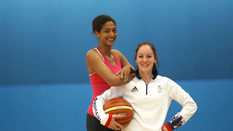 Sports Swap: Basketball vs Trampoline with Emmeline Ndongue & Kat Driscoll