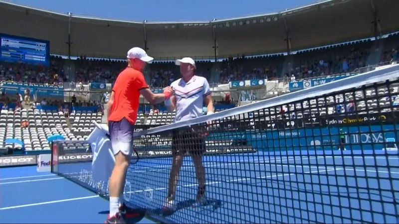 Edmund crashes out to Barton in Sydney