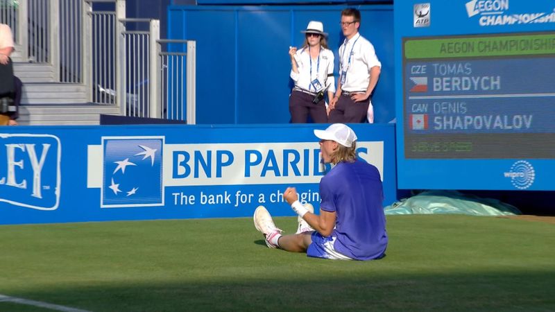 ‘This could be the shot of the day’ – Denis Shapovalov shines