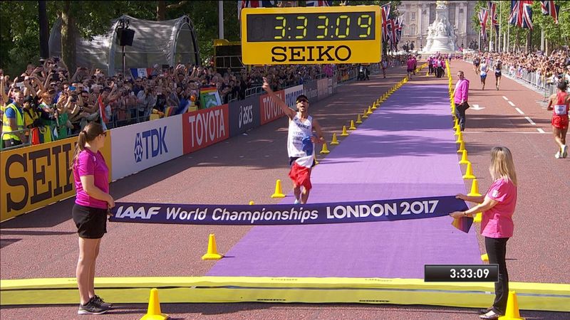 Mundiales Londres 2017: Yohann Diniz vence en los 50 km marcha y hace historia