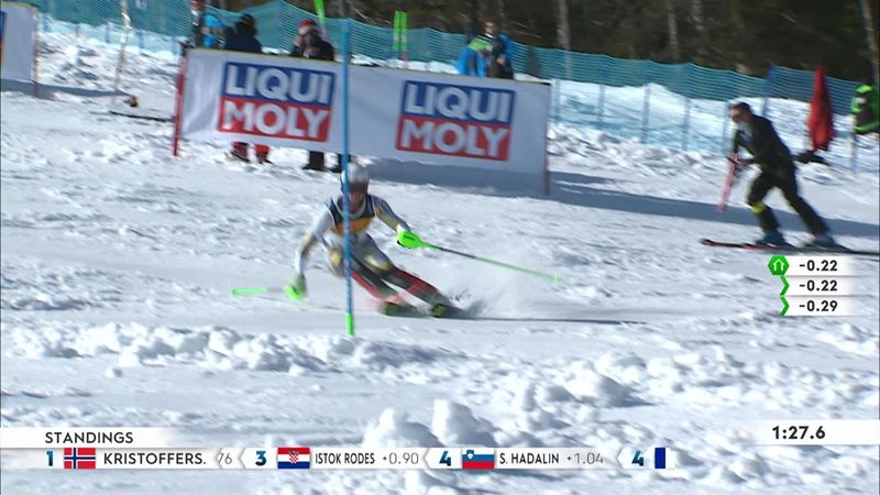 Norway's Foss-Solevaag checks out with slalom gold