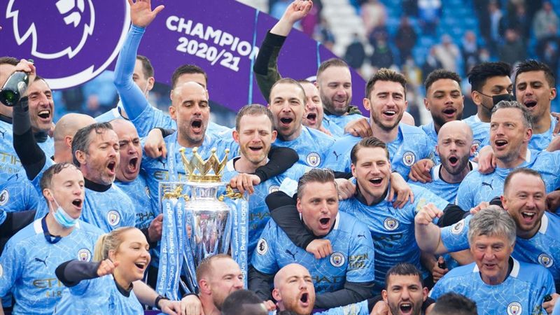 Imagini unice! Manchester City a sărbătorit titlul în Premier League