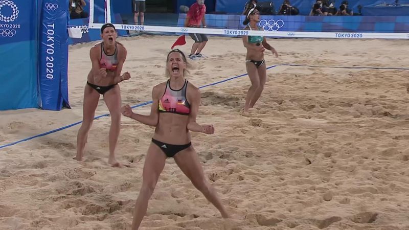 Tokyo 2020 Latvia Vs Canada Beach Volley Olympic Highlights Beach Volley Video Eurosport