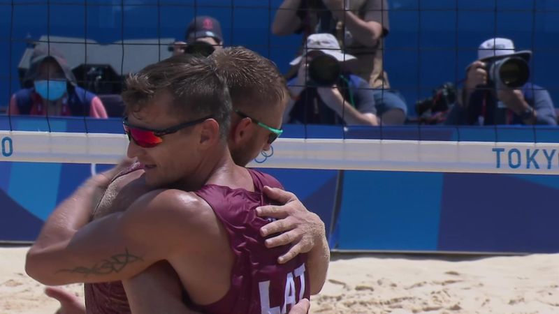 Vóley-playa (H) | Cuartos de final, Letonia-Brasil: revive los momentos destacados