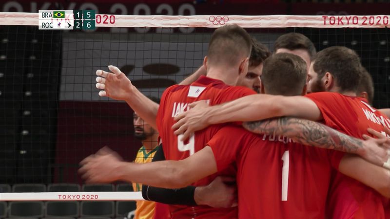 Tokyo 2020 Argentina Mod Brazil Mens Volleyball Bronze Medal Match Ol Højdepunkter 7403