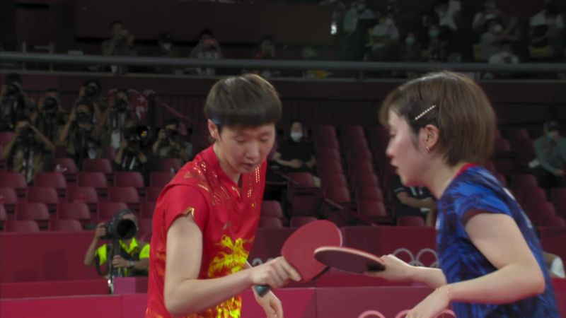 Tokyo 2020 - China mod Japan - Table Tennis - Women's Team Gold Medal – OL-højdepunkter