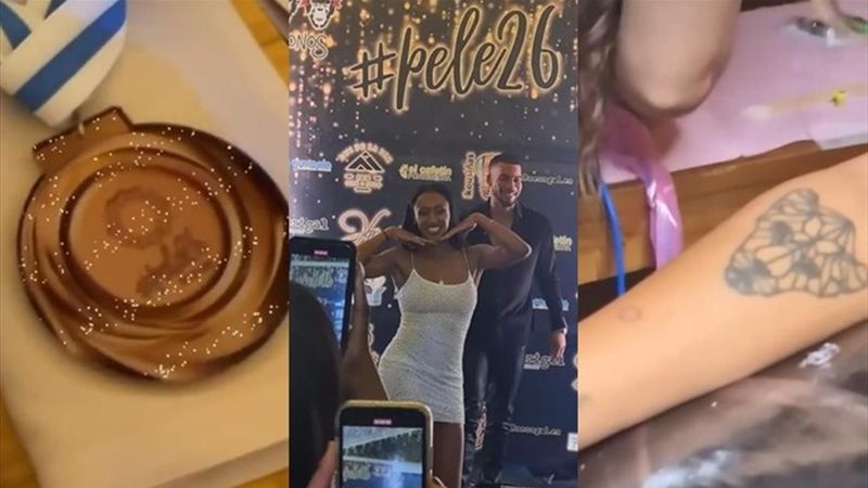 Glamour, tatuajes y hasta la medalla olímpica: la fiesta de cumpleaños de Ana Peleteiro