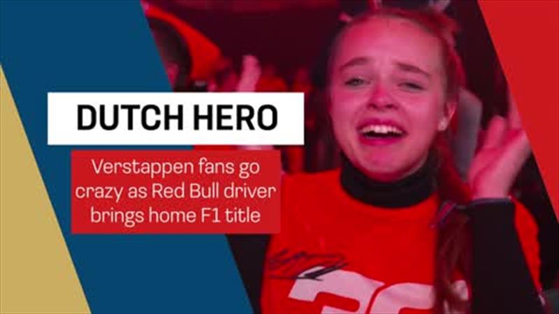 Dutch fans elated after Verstappen brings home F1 World Championship