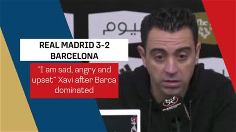 Xavi, Benzema & Ancelotti react after Real's 3-2 win over Barca in Supercopa semi